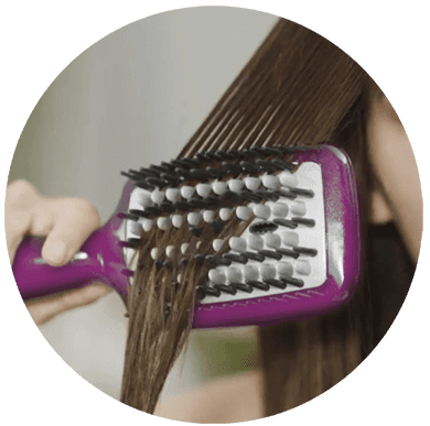 Liss brush 3D HSB100E - Un lissage parfait en un coup de brosse !