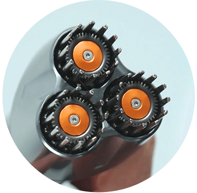 tondeuse barbe 3 tetes rotatives designer babyliss for men